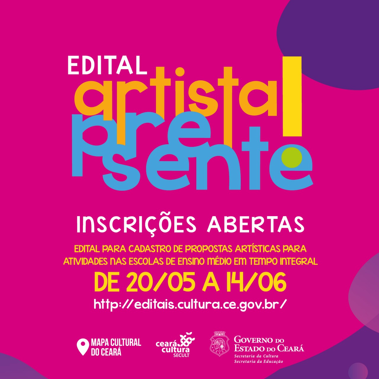 EDITAL DE ATRAÇÕES ARTÍSTICAS – SECULT/FUNCARTE