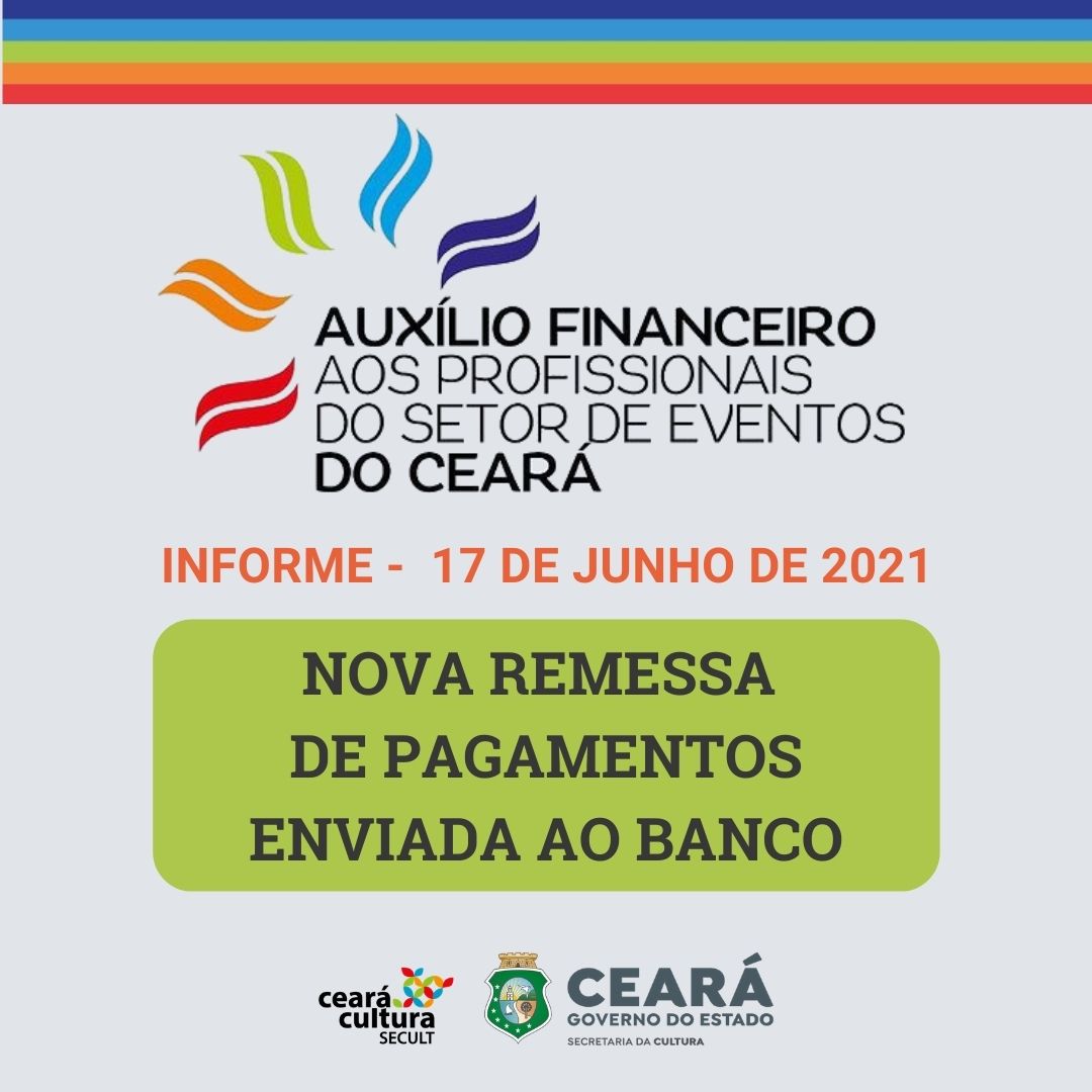 Informe – 17/06 – Auxílio Financeiro aos Trabalhadores e Trabalhadoras do Setor de Eventos