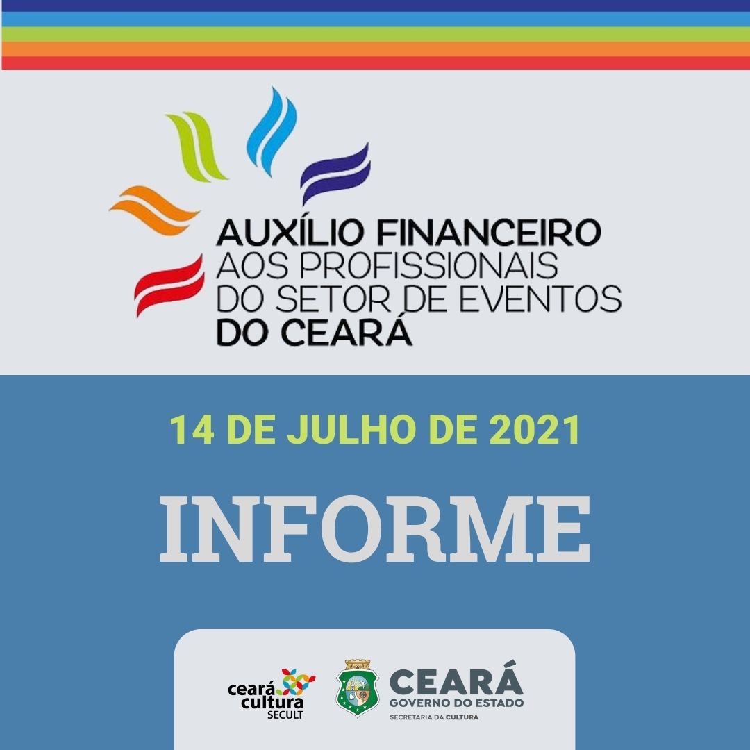Informe – 14/07 – Auxílio Financeiro aos Trabalhadores e Trabalhadoras do Setor de Eventos