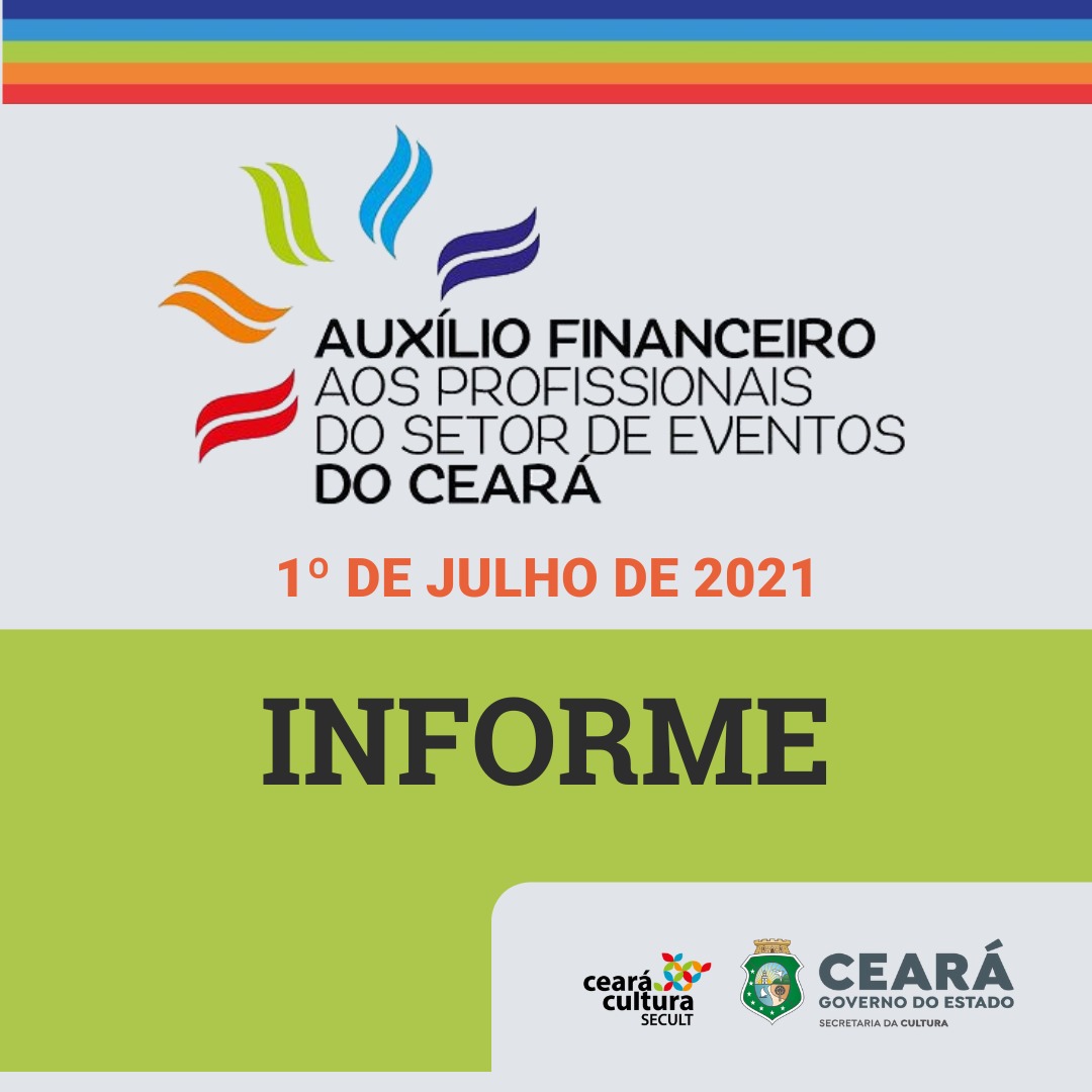 Informe – 01/07 – Auxílio Financeiro aos Trabalhadores e Trabalhadoras do Setor de Eventos