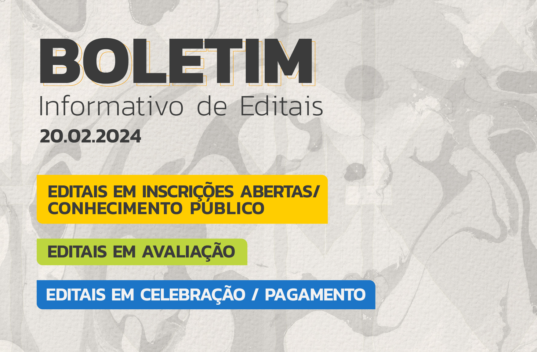 10 chamadas públicas encontram-se em pagamento, outras 16 estão em avaliação; confira o boletim semanal dos editais da Secult Ceará